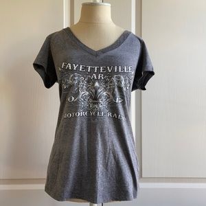 ☀️2 for 10 Fayetteville Motorcycle week tee shirt
